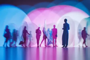 가상현실 속 비즈니스 사진