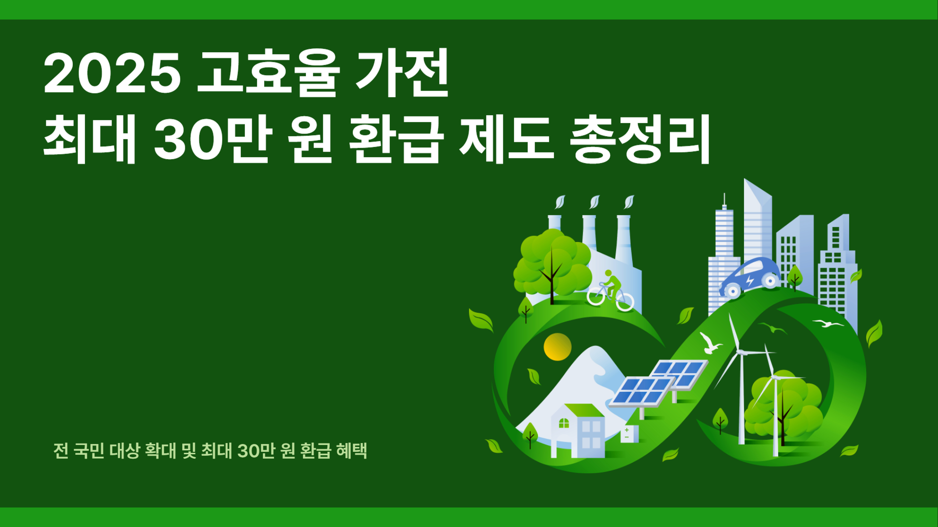 2025 고효율 가전 30만 원 환급 신청법과 준비물 총정리
