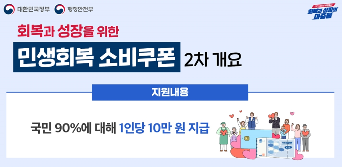 민생회복 소비쿠폰 2차, 대전 시민 신청 방법과 사용처 완전 정리