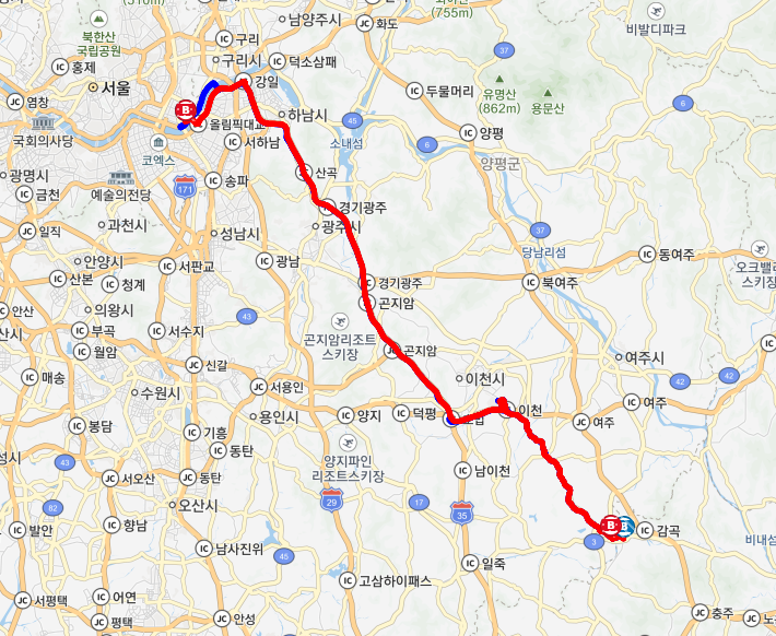 1336번 시외버스 노선