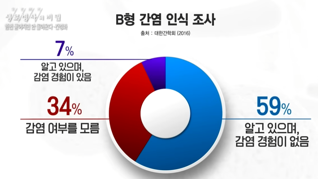 B형 보균자 인식조사