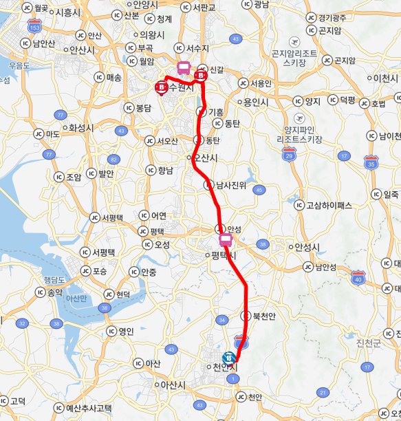 8327번 버스노선