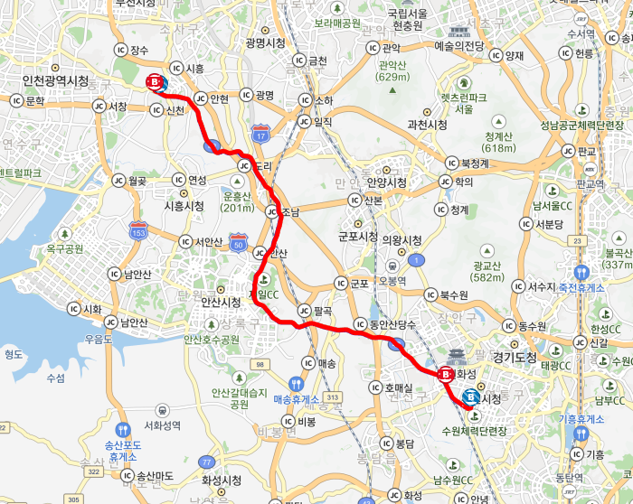 8851번 버스노선