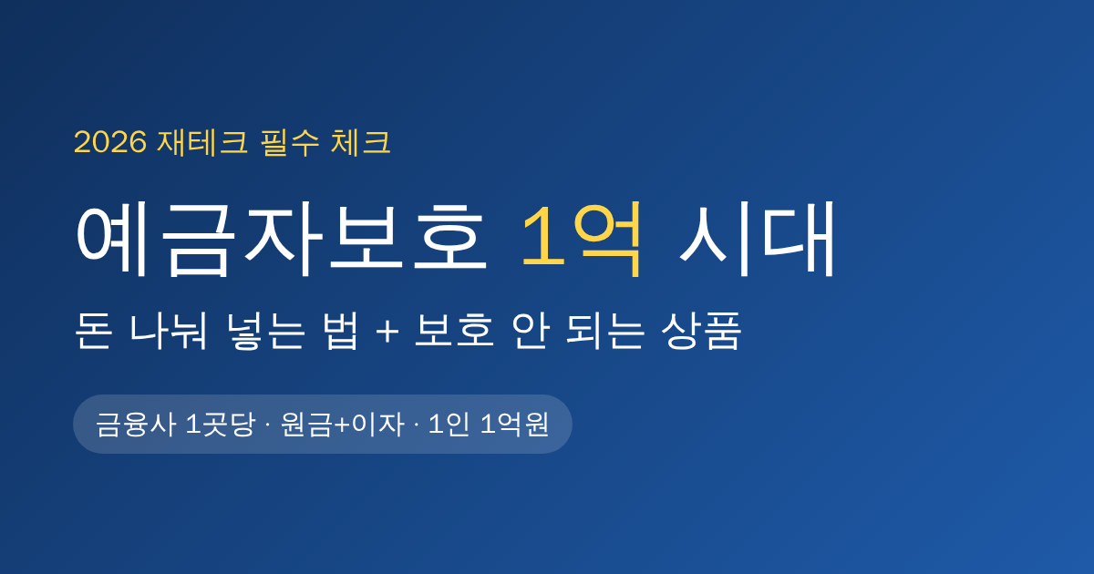 예금자보호